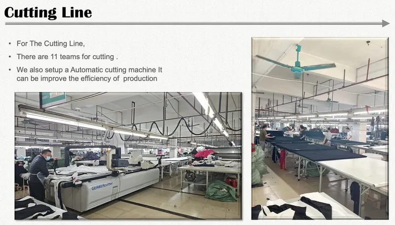 Supplied Qingyuan Ziqiangwei production profile — fabric shrinking