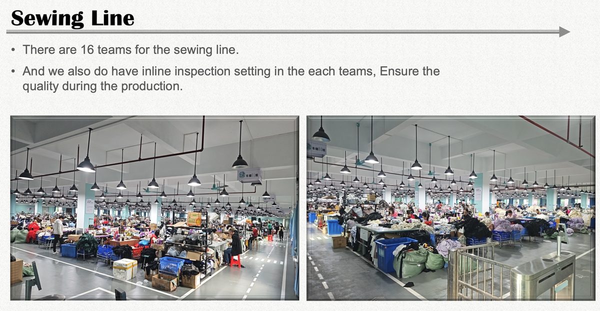NEWCOM cutting line in our Qingyuan garment factory