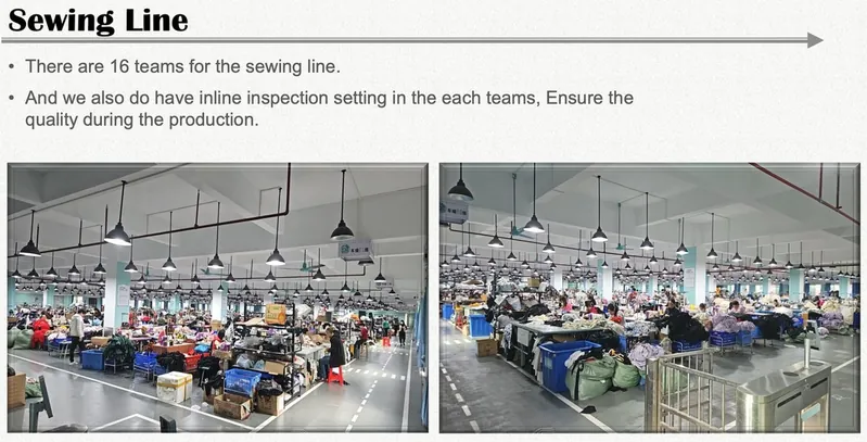 Supplied Qingyuan Ziqiangwei production profile — sewing