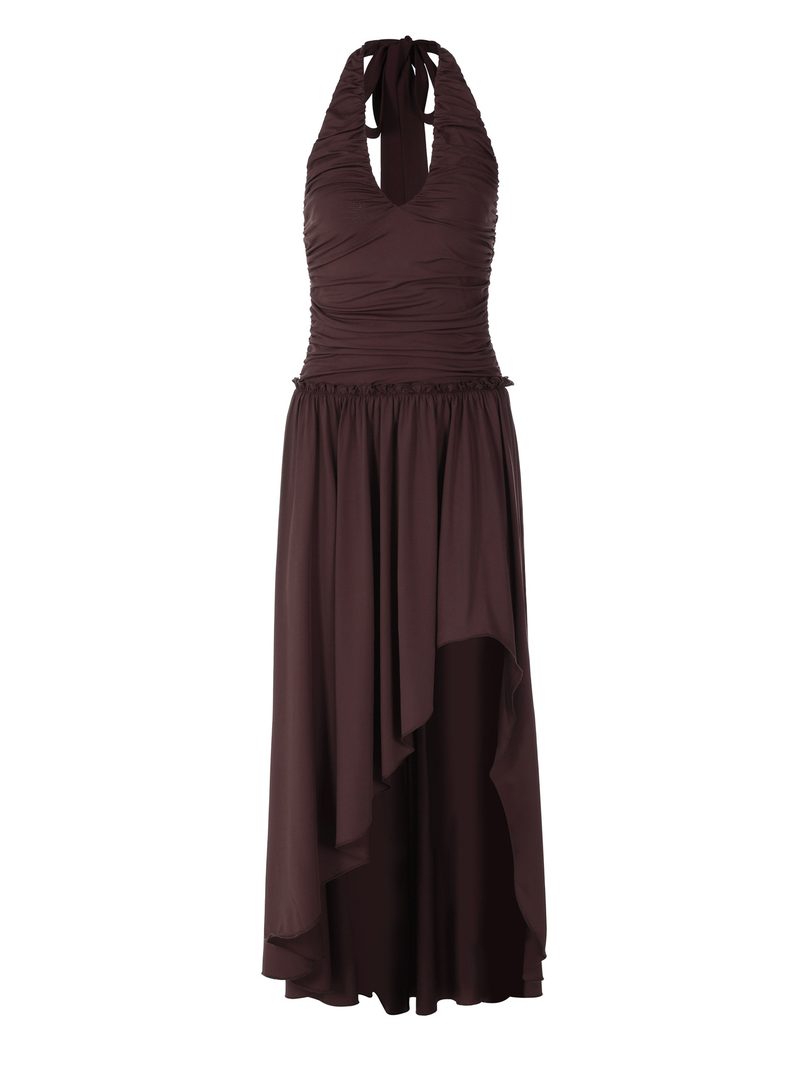 Backless Tie-Waist Sleeveless Dress — Dresses by NEWCOM women's wear manufacturer