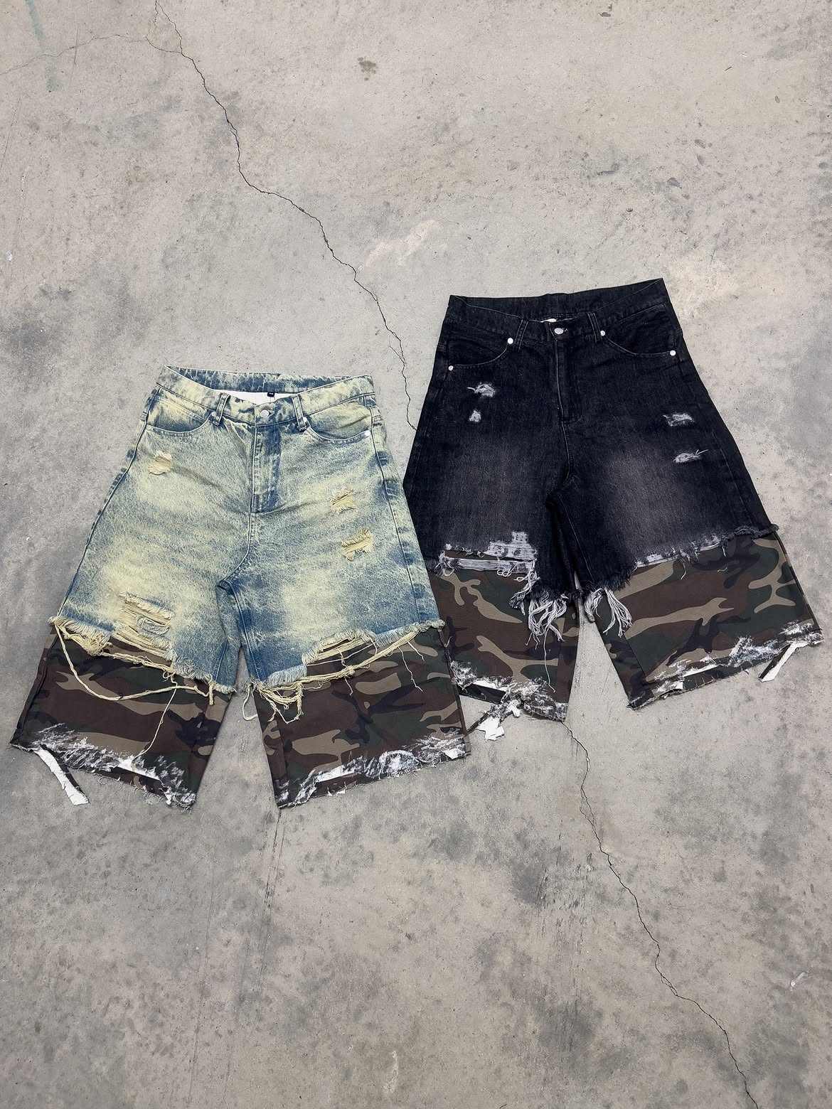3/4 Long Jeans Shorts — streetwear by NEWCOM