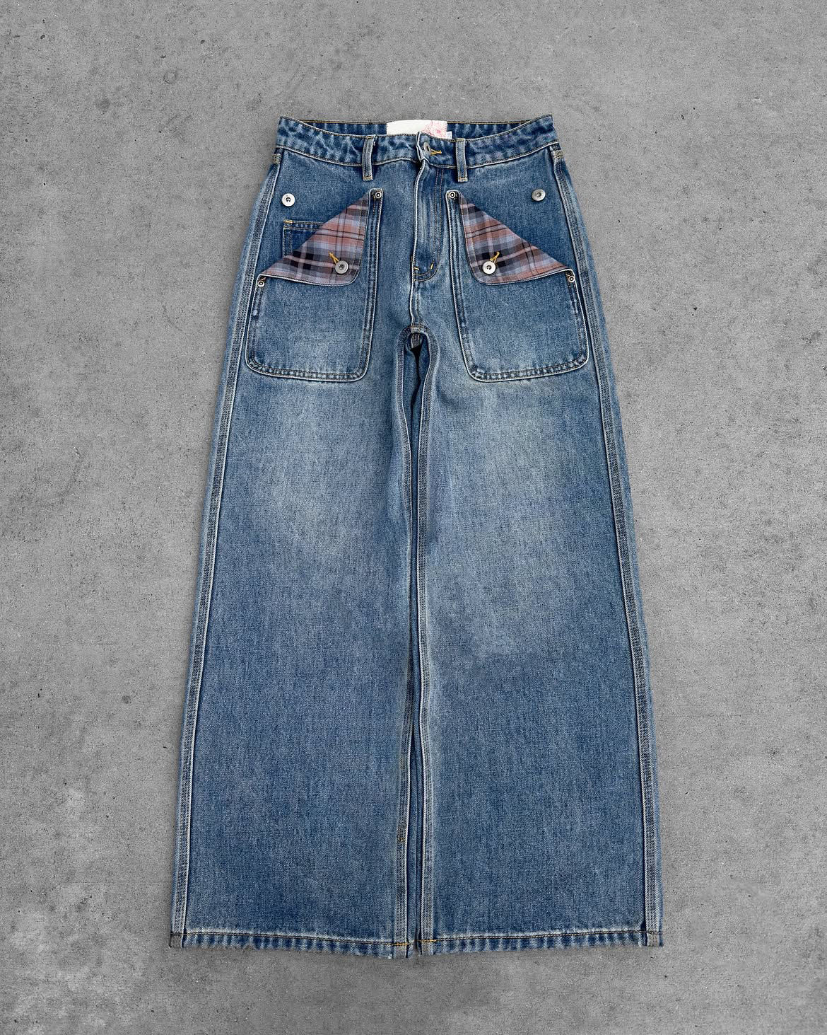 Baggy Rigid Washed Jeans — streetwear by NEWCOM
