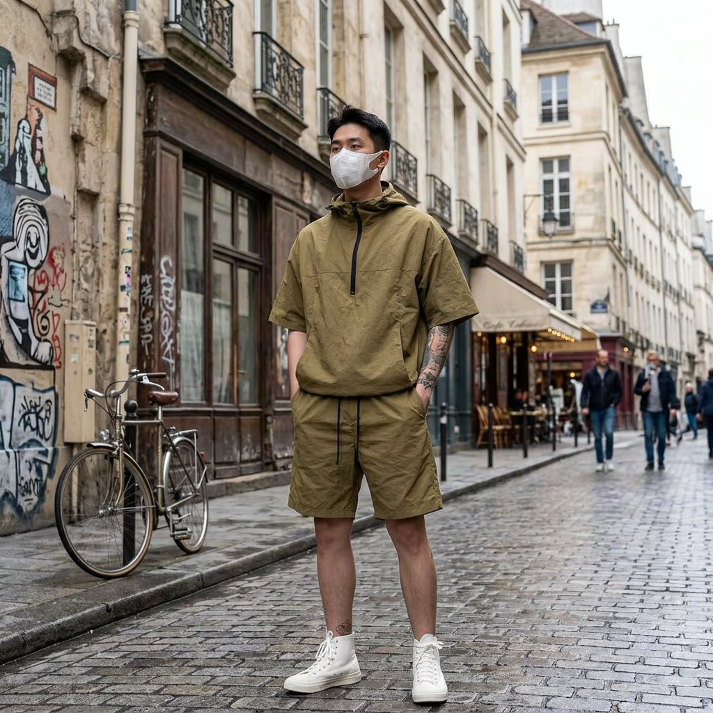 Nylon Tracksuit Windbreaker Set — streetwear by NEWCOM